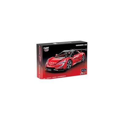JAMARA CADA YangWang U9 1:8 rosso 2,4 GHz mattoncini RC per auto da corsa, modellino di auto sportive, telecomandato, controllo tramite app JAMARA CADA YangWang U9 1:8 rosso 2,4 GHz mattoncini RC per auto da corsa, modellino di auto sportive, telecomandato, controllo tramite app