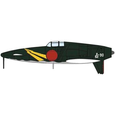 Hasegawa 1:48 Kyushu J7W2 Interceptor Fighter Shindenkai-352nd Flying Group Model Kit, Colore Modellato Hasegawa 1:48 Kyushu J7W2 Interceptor Fighter Shindenkai-352nd Flying Group Model Kit, Colore Modellato
