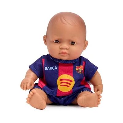 Miniland FC Barcelona Bambola 21 cm con Divisa Ufficiale Blaugrana, Bambola Calcio Barça Articolata e da Collezione, Licenza Ufficiale (Latino) Miniland FC Barcelona Bambola 21 cm con Divisa Ufficiale Blaugrana, Bambola Calcio Barça Articolata e da Collezione, Licenza Ufficiale (Latino)