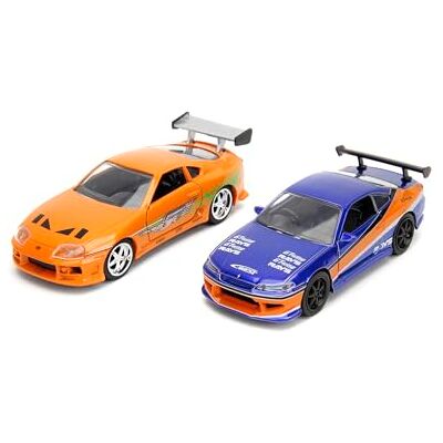 Jada Toys Fast & Furious Twin Pack 1:32 Wave 3/2 giocattolo auto modellino auto set da gioco Jada Toys Fast & Furious Twin Pack 1:32 Wave 3/2 giocattolo auto modellino auto set da gioco