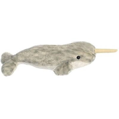 Aurora , , Mini Flopsies, Narvalo, 20.5cm, Peluche, Grigio Aurora , , Mini Flopsies, Narvalo, 20.5cm, Peluche, Grigio