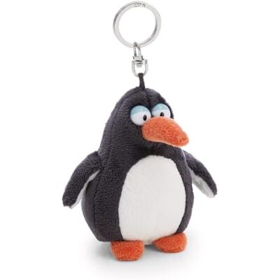 NICI Jorge Thunder Portachiavi a forma di pinguino, compagno fedele in peluche per lo zaino o la borsa di grandi e piccini, 9 cm, grigio NICI Jorge Thunder Portachiavi a forma di pinguino, compagno fedele in peluche per lo zaino o la borsa di grandi e piccini, 9 cm, grigio