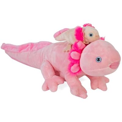 WILD REPUBLIC Mom & Baby Axolotl, Peluche, 23 cm, Giocattolo di Peluche, Imbottitura Filata da Bottiglie d’Acqua Riciclate WILD REPUBLIC Mom & Baby Axolotl, Peluche, 23 cm, Giocattolo di Peluche, Imbottitura Filata da Bottiglie d’Acqua Riciclate