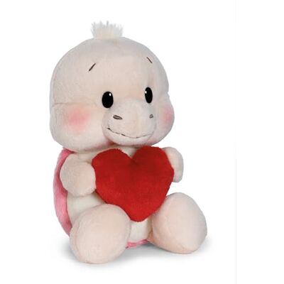 NICI Morbida tartaruga di peluche con cuore, per coccole e giochi, per bambini e adulti, fantastica idea regalo, 22 cm, beige NICI Morbida tartaruga di peluche con cuore, per coccole e giochi, per bambini e adulti, fantastica idea regalo, 22 cm, beige