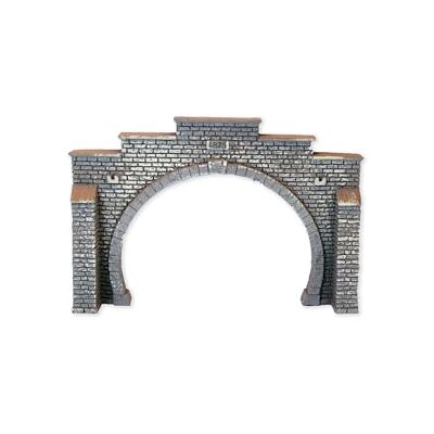 NOCH Modellismo Ferroviario, portale in Pietra per Tunnel, 2 binari NOCH Modellismo Ferroviario, portale in Pietra per Tunnel, 2 binari