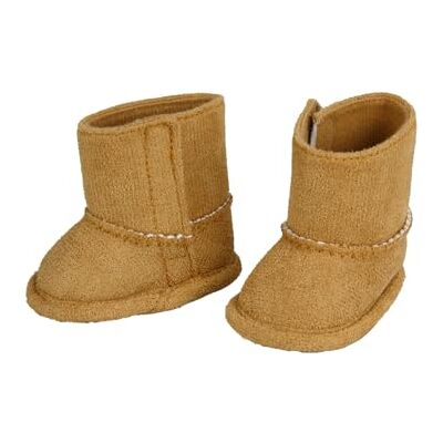 Heless Stivali per Bambole, in Marrone e Pelle Scamosciata, per Bambole e Peluche Misura 30-34 cm Heless Stivali per Bambole, in Marrone e Pelle Scamosciata, per Bambole e Peluche Misura 30-34 cm