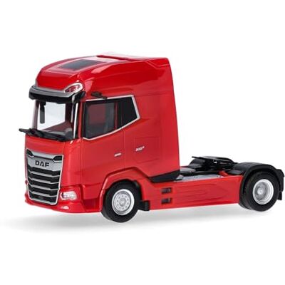 Herpa modello camion DAF XG+ facelift trattore stradale 2 assi, rosso, miniatura in scala 1:87, pezzo da collezione, Made in Germany, plastica Herpa modello camion DAF XG+ facelift trattore stradale 2 assi, rosso, miniatura in scala 1:87, pezzo da collezione, Made in Germany, plastica
