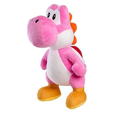 Simba Peluche Super Mario Yoshi in rosa, 20 cm, adatto a partire dai primi mesi di vita Simba Peluche Super Mario Yoshi in rosa, 20 cm, adatto a partire dai primi mesi di vita