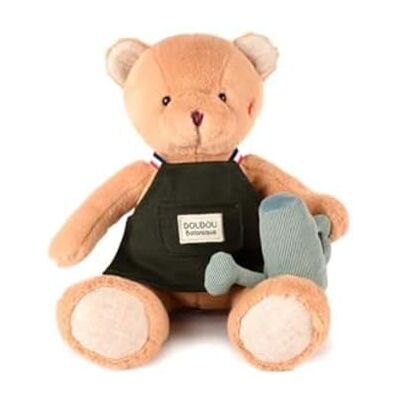 Doudou et Compagnie 1 Peluche Orso Giardiniere 28 cm Collezione Botanica Peluche decorativo con grembiule e annaffiatoio Orso morbido Idea regalo per bambini e adulti amanti delle piante Doudou et Compagnie 1 Peluche Orso Giardiniere 28 cm Collezione Botanica Peluche decorativo con grembiule e annaffiatoio Orso morbido Idea regalo per bambini e adulti amanti delle piante