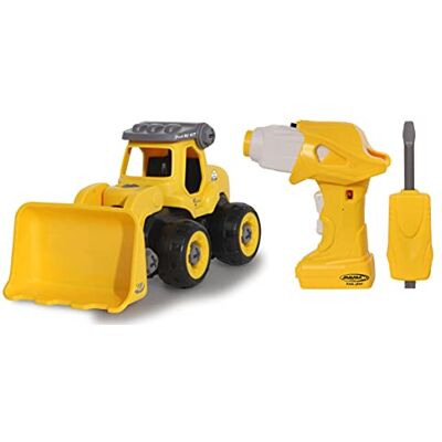 JAMARA Kit per pale gommate First RC, 27 pezzi, con avvitatore a batteria, a partire dai 3 anni, frizione antiscivolo, inserto intercambiabile, plastica robusta, pneumatici in gomma, favorisce le capacità JAMARA Kit per pale gommate First RC, 27 pezzi, con avvitatore a batteria, a partire dai 3 anni, frizione antiscivolo, inserto intercambiabile, plastica robusta, pneumatici in gomma, favorisce le capacità
