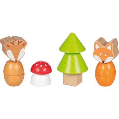 Goki Set di 14 Blocchi a Vite in Legno, 9 cm x 5 cm, a Partire da 2 Anni Goki Set di 14 Blocchi a Vite in Legno, 9 cm x 5 cm, a Partire da 2 Anni