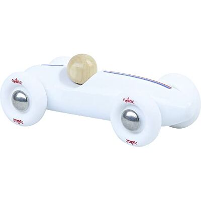 Vilac Voiture Grand Prix Vintage PM White Planes, Bianco () Vilac Voiture Grand Prix Vintage PM White Planes, Bianco ()