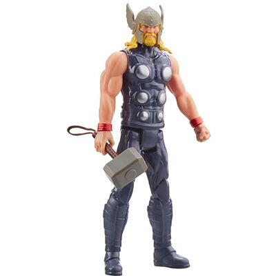 Hasbro Marvel Avengers, Titan Hero Series, Action Figure d'Azione Supereroi di Thor, Ottima Idea Regalo, 30 cm, per Bambini e Bambine dai 4 Anni in Su Hasbro Marvel Avengers, Titan Hero Series, Action Figure d'Azione Supereroi di Thor, Ottima Idea Regalo, 30 cm, per Bambini e Bambine dai 4 Anni in Su