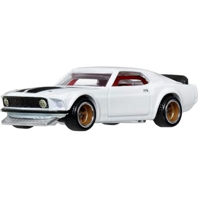 Hot Wheels Premium Fast & Furious 69 Mustang Boss 302, auto da collezione in scala 1:64 ispirata alla serie cinematografica, telaio in metallo e pneumatici Real Riders, 3+ anni, Hot Wheels Premium Fast & Furious 69 Mustang Boss 302, auto da collezione in scala 1:64 ispirata alla serie cinematografica, telaio in metallo e pneumatici Real Riders, 3+ anni,