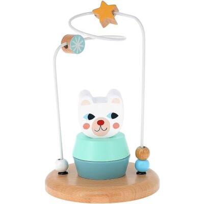 Vilac Giocattolo di risveglio dell'orso bianco Michelle Carlslund Gioco da impilare in legno massello Sviluppa le abilità motorie Metodo Montessori per bambini da 1 anno Vilac Giocattolo di risveglio dell'orso bianco Michelle Carlslund Gioco da impilare in legno massello Sviluppa le abilità motorie Metodo Montessori per bambini da 1 anno