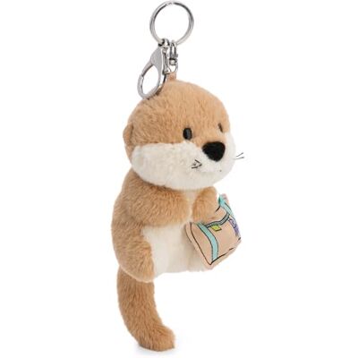 NICI Portachiavi Lontra Ophelio 12 cm con Moschettone in Peluche Morbida, Idea Regalo NICI Portachiavi Lontra Ophelio 12 cm con Moschettone in Peluche Morbida, Idea Regalo