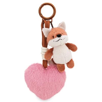 NICI Ciondolo per Borsa Love Volpe Miro 8 cm con Moschettone in Peluche Morbida, Idea Regalo NICI Ciondolo per Borsa Love Volpe Miro 8 cm con Moschettone in Peluche Morbida, Idea Regalo