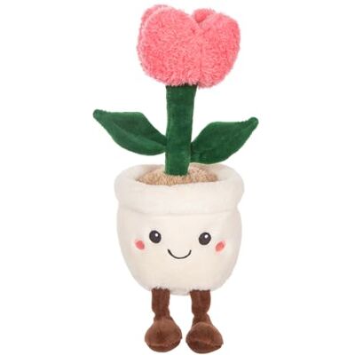 Gipsy TOYS – Mimi Flowers Peluche Fiore Tulipano Rosa con Vaso Crema 24 cm Idea Regalo Bambini e Adulti Peluche Kawaii Morbido e Lavabile Peluche Fiore Positivo Gipsy TOYS – Mimi Flowers Peluche Fiore Tulipano Rosa con Vaso Crema 24 cm Idea Regalo Bambini e Adulti Peluche Kawaii Morbido e Lavabile Peluche Fiore Positivo