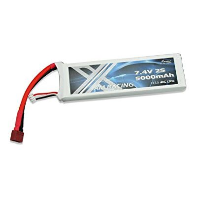 Amewi – Batteria 7,4 V, 5000 mAh 40 C LiPo, ECC., per Bullet V2, Veicolo Amewi – Batteria 7,4 V, 5000 mAh 40 C LiPo, ECC., per Bullet V2, Veicolo