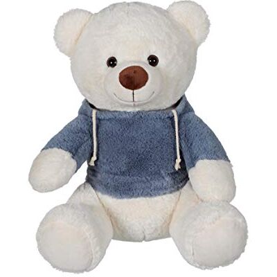 Gipsy - Orso Sweat Friends Color 0-Orso Blu Grigio, Multicolore, 40 cm, Gipsy - Orso Sweat Friends Color 0-Orso Blu Grigio, Multicolore, 40 cm,