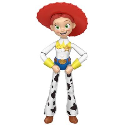 Mattel Disney Pixar Toy Story 5 Jessie Cowgirl, action figure da 30cm con 12 articolazioni mobili, speciale funzione danzante e dettagli fedeli al film, 3+ anni, Mattel Disney Pixar Toy Story 5 Jessie Cowgirl, action figure da 30cm con 12 articolazioni mobili, speciale funzione danzante e dettagli fedeli al film, 3+ anni,