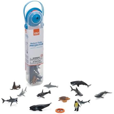 WILD REPUBLIC Nature Tube Projector Ocean, Regalo per Bambini, Ideale per Ore di Gioco Autonomo WILD REPUBLIC Nature Tube Projector Ocean, Regalo per Bambini, Ideale per Ore di Gioco Autonomo