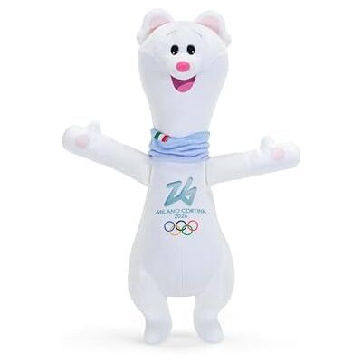 Trudi Mascotte dei Giochi Olimpici Invernali di Milano Cortina 2026 13x9x8 cm taglia XXS modello Trudi Mascotte dei Giochi Olimpici Invernali di Milano Cortina 2026 13x9x8 cm taglia XXS modello