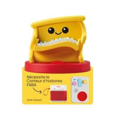 FABA Personaggio Sonoro, Musica Classica al Pianoforte, Giocattolo, Contenuto Educativo per Bambini 0+, Versione Francese, FABA Personaggio Sonoro, Musica Classica al Pianoforte, Giocattolo, Contenuto Educativo per Bambini 0+, Versione Francese,