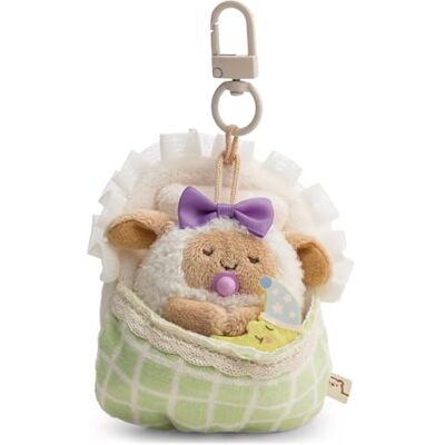 NICI Set Peluche Pecora Wools 7 cm con Luna e Lettino con Moschettone in Scatola Regalo 8,5x6,5x10 cm mymochi Lifestyle, Kawaii da Collezione NICI Set Peluche Pecora Wools 7 cm con Luna e Lettino con Moschettone in Scatola Regalo 8,5x6,5x10 cm mymochi Lifestyle, Kawaii da Collezione