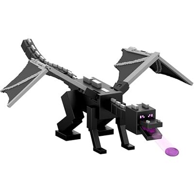 Mattel Minecraft Enderdrago Attacco Fiammeggiante, action figure ispirata al videogioco pixelato con lanciatore e ali mobili, 10 accessori dischi inclusi, 6+ anni, Mattel Minecraft Enderdrago Attacco Fiammeggiante, action figure ispirata al videogioco pixelato con lanciatore e ali mobili, 10 accessori dischi inclusi, 6+ anni,