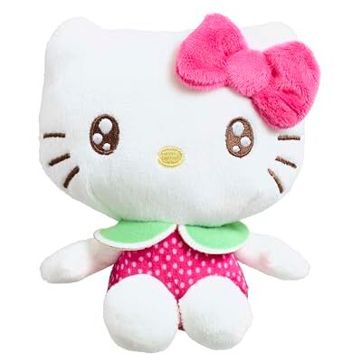Giochi Preziosi Hello Kitty Macedonia Scented Plush, giocattolo morbido da 12 cm in abito rosa, fruttato, con licenza ufficiale Mini Collectable Plush, per gli appassionati di Hello Kitty, adatto per le età 4+ Giochi Preziosi Hello Kitty Macedonia Scented Plush, giocattolo morbido da 12 cm in abito rosa, fruttato, con licenza ufficiale Mini Collectable Plush, per gli appassionati di Hello Kitty, adatto per le età 4+