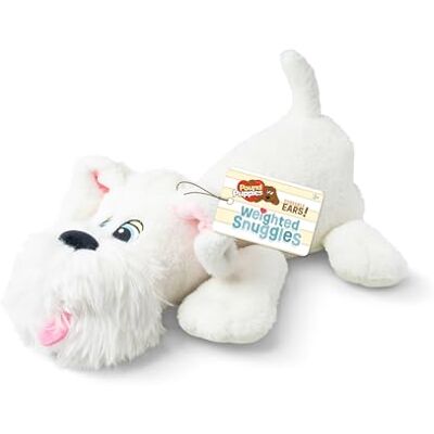 Basic Fun Pound Puppies Weighted Snuggles Peluche – Cucciolo Bianco Morbido con Peso Basic Fun Pound Puppies Weighted Snuggles Peluche – Cucciolo Bianco Morbido con Peso