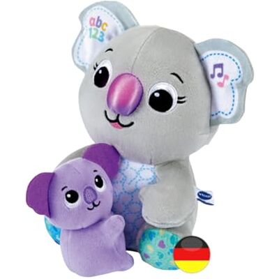 VTech Knuddel-Koalas Giocattolo educativo 9-36 Mesi Peluche interattivo Koala Mama & Baby con Musica, Luce, Lettere e Numeri, Giocattolo per Bambini con Canzoni e sensoriali VTech Knuddel-Koalas Giocattolo educativo 9-36 Mesi Peluche interattivo Koala Mama & Baby con Musica, Luce, Lettere e Numeri, Giocattolo per Bambini con Canzoni e sensoriali