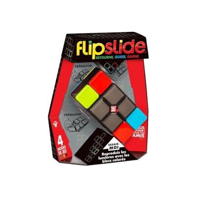 Moose Flipslide TOYS Jeu électronique de combinaison de lumiere, avec piles incluses Moose Flipslide TOYS Jeu électronique de combinaison de lumiere, avec piles incluses