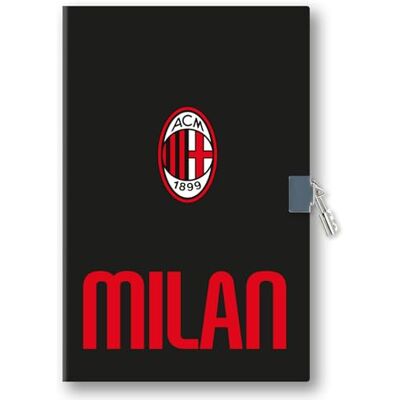 Seven Diario segreto del tifoso AC MILAN con lucchetto e confezione regalo inclusa, Bambino, Ragazzo, Calcio, Prodotto ufficiale, Idea regalo Seven Diario segreto del tifoso AC MILAN con lucchetto e confezione regalo inclusa, Bambino, Ragazzo, Calcio, Prodotto ufficiale, Idea regalo