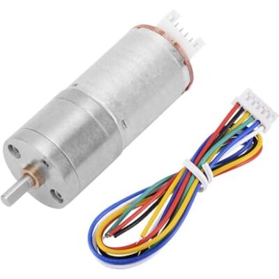 BORDSTRACT Motoriduttore Encoder DC 12v, Motoriduttore Alta Coppia Riduttore Bobina Rame Puro Per Robot Rc Car Motore Fai da te(500RPM) BORDSTRACT Motoriduttore Encoder DC 12v, Motoriduttore Alta Coppia Riduttore Bobina Rame Puro Per Robot Rc Car Motore Fai da te(500RPM)