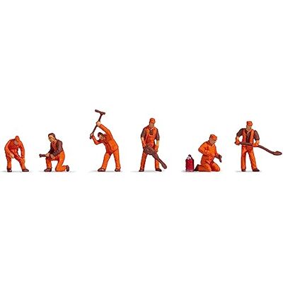 NOCH H0 Personaggi Ancora trupp, Hobby, Accessorio Ideale per modellini ferroviari in Traccia N, Arancione NOCH H0 Personaggi Ancora trupp, Hobby, Accessorio Ideale per modellini ferroviari in Traccia N, Arancione