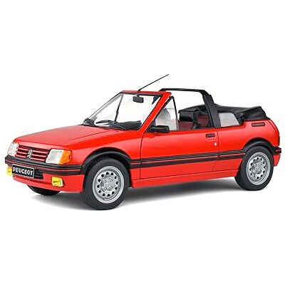 SOLIDO 1:18 Peugeot 205 CTI 1986 Auto Miniatura da Collezione, 1806201, Red Vallelunga SOLIDO 1:18 Peugeot 205 CTI 1986 Auto Miniatura da Collezione, 1806201, Red Vallelunga
