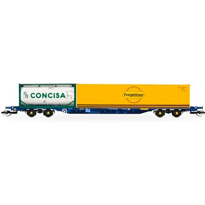 Hornby TT:120 Carro Container Touax KFA con 1x20 e 1x40 Container Hornby TT:120 Carro Container Touax KFA con 1x20 e 1x40 Container