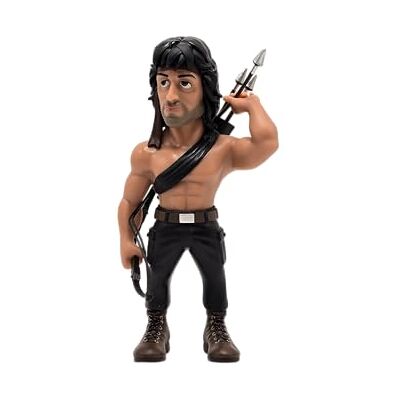 MINIX Figura Rambo con Arco Rambo Collezionismo da 12 cm per esposizione, idea regalo per bambini e adulti, fan TV & cinema MN15344 MINIX Figura Rambo con Arco Rambo Collezionismo da 12 cm per esposizione, idea regalo per bambini e adulti, fan TV & cinema MN15344