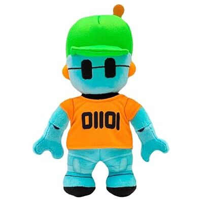 Bizak Stumble Guys Peluche Mr. Robot Guy 20 cm, giocattolo morbido e morbido del videogioco di abbattimento, regalo per bambini o adulti di qualsiasi età () Bizak Stumble Guys Peluche Mr. Robot Guy 20 cm, giocattolo morbido e morbido del videogioco di abbattimento, regalo per bambini o adulti di qualsiasi età ()