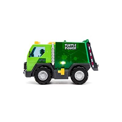 TMNT Tortugas Ninja Adolescente Mutante TMNT Camion della Spazzatura di Lotta Veicolo d'Azione Giocattoli e Regali per Bambini dai 3 Anni in Su TMNT Tortugas Ninja Adolescente Mutante TMNT Camion della Spazzatura di Lotta Veicolo d'Azione Giocattoli e Regali per Bambini dai 3 Anni in Su
