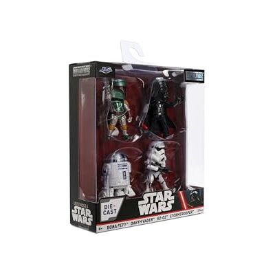 Jada Disney Star Wars 4-Pack Personaggi 6,5 cm – Mini Action Figures Ufficiali, Set da 4 Personaggi Collezionabili, Dettagli Premium, , +3 Anni Jada Disney Star Wars 4-Pack Personaggi 6,5 cm – Mini Action Figures Ufficiali, Set da 4 Personaggi Collezionabili, Dettagli Premium, , +3 Anni