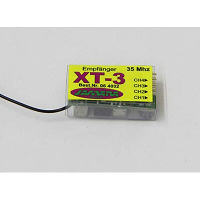 JAMARA Ricevitore XT3 , 35 MHz, Multicolore JAMARA Ricevitore XT3 , 35 MHz, Multicolore