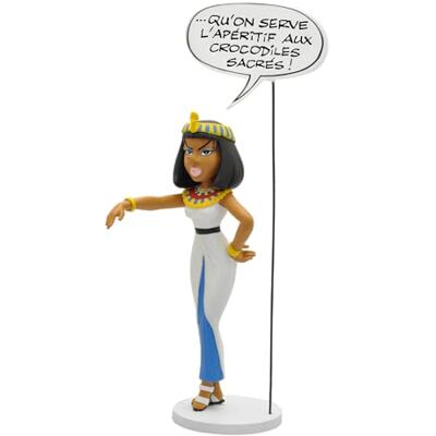 Plastoy Asterix Figurina Cleopatra collezione Bulles ... Che si serva l'aperitivo ai coccodrilli sacri! nuova edizione Resina 21 cm Plastoy Asterix Figurina Cleopatra collezione Bulles ... Che si serva l'aperitivo ai coccodrilli sacri! nuova edizione Resina 21 cm