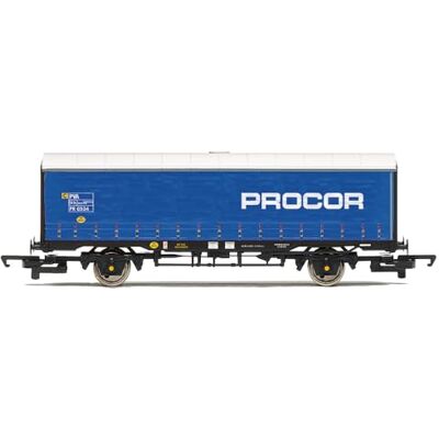 Hornby Wagons, Railroad Procor, Furgone in PVA, Giocattolo per Treni dell'epoca 8, Vagoni e Merci in Scala 00 per Set di Treni, Modelli per Adulti, Modello in Scala 1:76, Regalo Hornby Wagons, Railroad Procor, Furgone in PVA, Giocattolo per Treni dell'epoca 8, Vagoni e Merci in Scala 00 per Set di Treni, Modelli per Adulti, Modello in Scala 1:76, Regalo