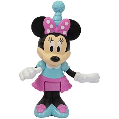 Giochi Preziosi Minni Mini Personaggio Minni Party 8 cm, Articolato con 4 Punti di Articolazione, Collezionali Tutti, per Bambini a Partire dai 3 Anni, MCC16400 Giochi Preziosi Minni Mini Personaggio Minni Party 8 cm, Articolato con 4 Punti di Articolazione, Collezionali Tutti, per Bambini a Partire dai 3 Anni, MCC16400