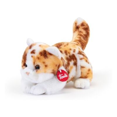 Trudi Gatto Brad maculato Regalo compleanno o Natale, gattino felino in peluche 16x20x24cm taglia S Classici gatti modello Trudi Gatto Brad maculato Regalo compleanno o Natale, gattino felino in peluche 16x20x24cm taglia S Classici gatti modello