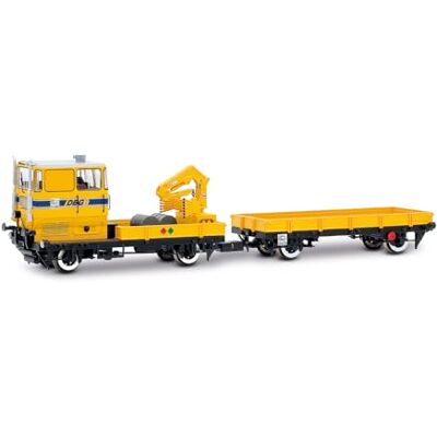 Rivarossi DBG, veicolo di manutenzione KLV 53, livrea giallo/blu, ep. Locomotiva V-VI Diesel Rivarossi DBG, veicolo di manutenzione KLV 53, livrea giallo/blu, ep. Locomotiva V-VI Diesel