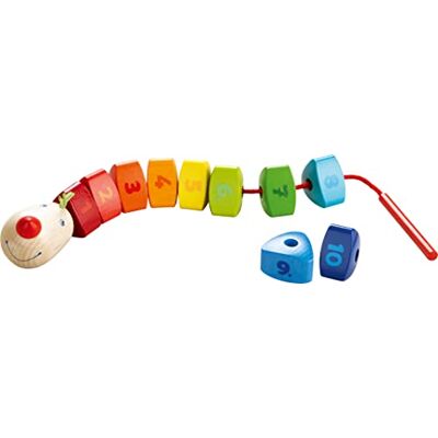 HABA Threading Game Number Dragon- for Ages 2 Years and Up (Made in Germany) HABA Threading Game Number Dragon- for Ages 2 Years and Up (Made in Germany)